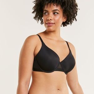 NWT Reitmas R-Line Olivia T-Shirt Bra With Mesh Inserts 38c black
